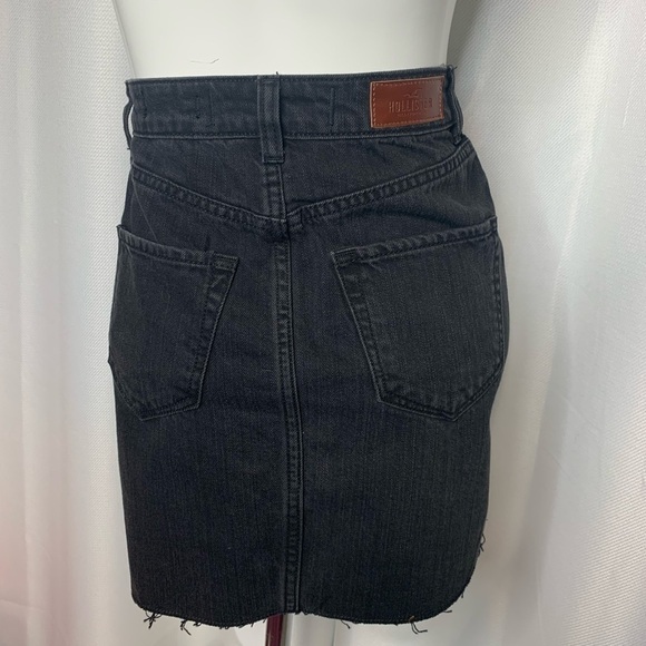 Black Denim Skirt - Picture 4 of 4